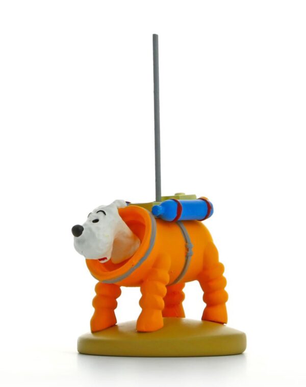Figura Resina Tintín. Milú en la Luna (Escala 12 cm)