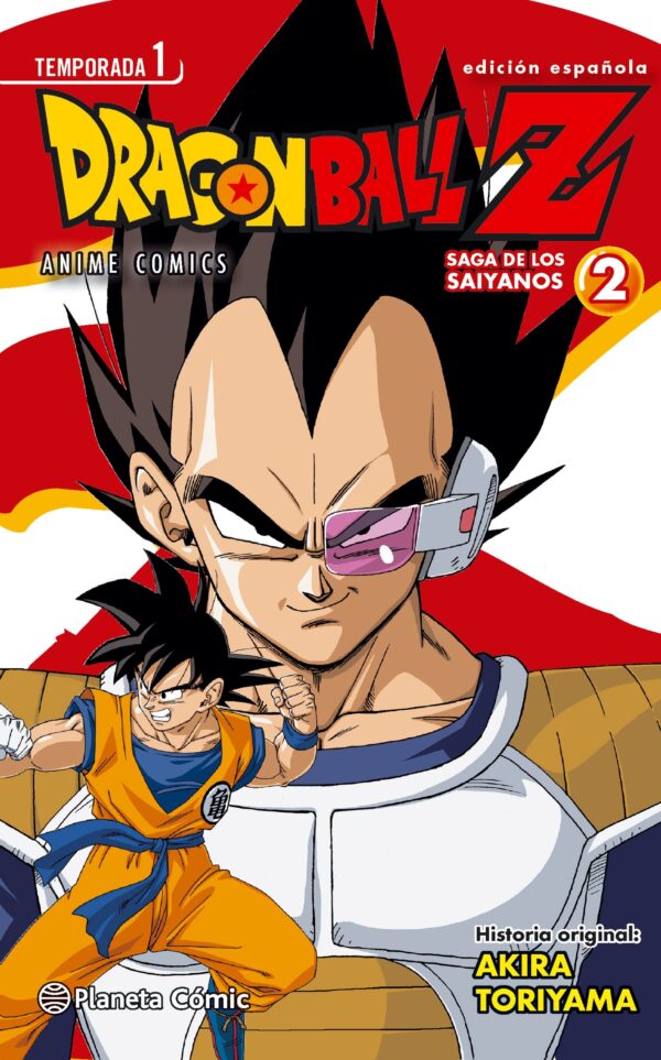 Dragon Ball Z Anime. Saga de los Saiyanos 2 Paneta Comic Manga Bola de Drac