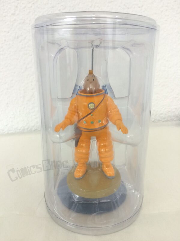 Figura Resina Tintín. Tintín Luna (Escala 12 cm)