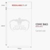 Bolsas Protectoras para Cómics Tamaño Current (Actual) con Cierre Reutilizable