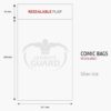 Bolsas Protectoras para Cómics Tamaño Silver con Cierre Reutilizable