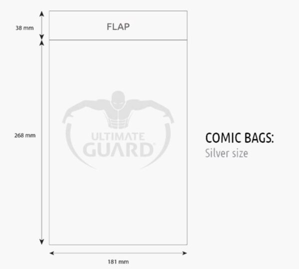 Bolsas Protectoras Cómics Tamaño Silver