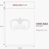 Bolsas Protectoras para Cómics Tamaño Magazine