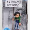 Estatua Gastón El Gafe con Pancarta. 25 Centímetros