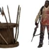 The Walking Dead. Figuras de Acción. Pack Deluxe Morgan con Zombie Empalado (Serie 8)