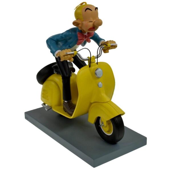 Figura Fantasio en su Scooter Leblon Delienne