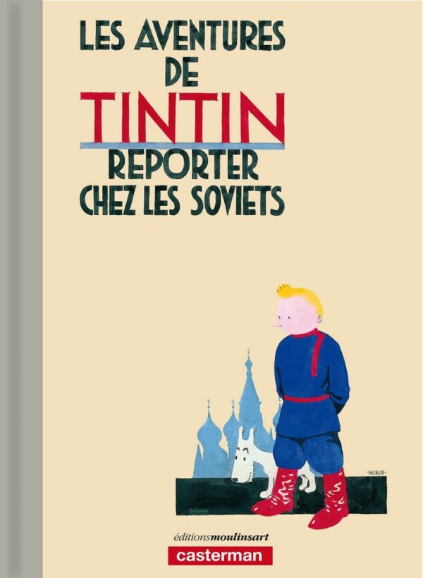 Tintin au pays des soviets reporter Color Edición Lujo Frances