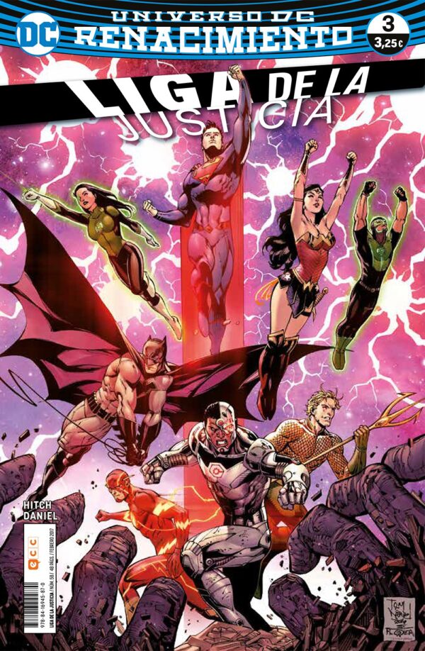 Liga de la justicia 58 Renacimiento ECC Ediciones DC Comics