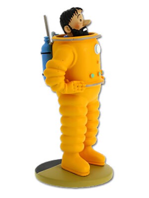 Figura Resina Haddock. Tintín Luna (Escala 12 cm)