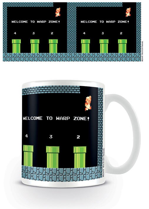 Taza Super Mario Bros Warp Zone