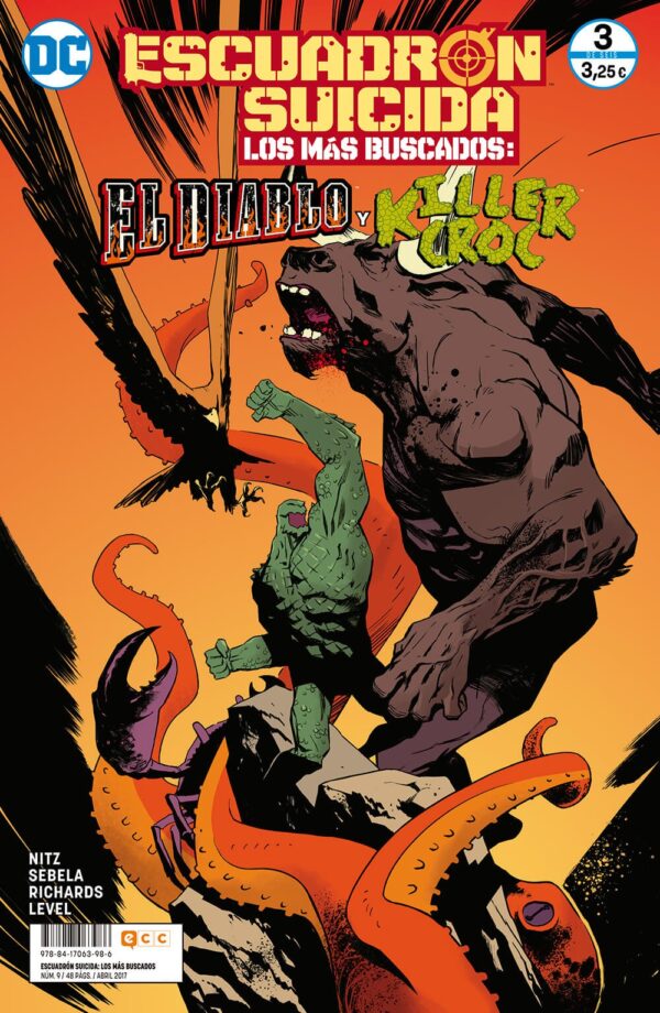 Escuadrón Suicida. El Diablo / Killer Croc. Los Más Buscados 9 / 3 ECC