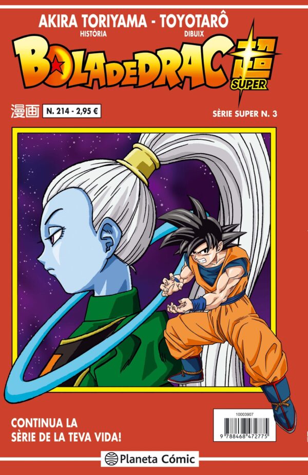 Bola de Drac 214. Sèrie Vermella (Catalán) Comic Manga Toriyama