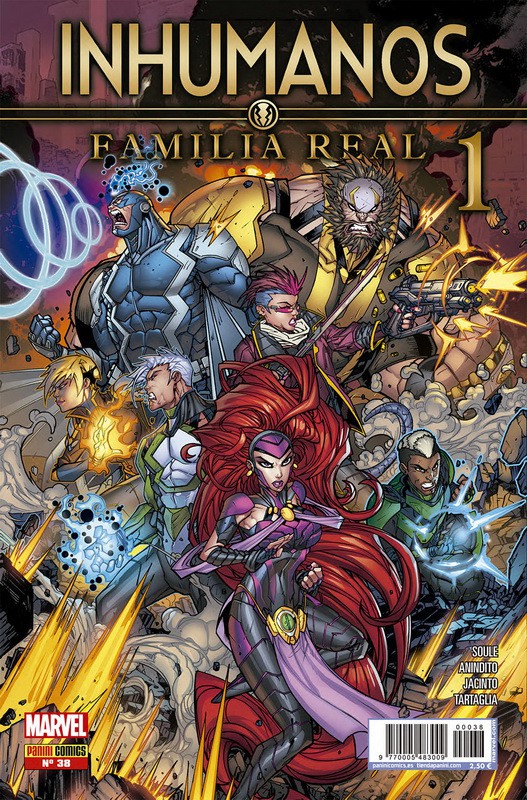 Inhumanos. Familia Real 38 Marvel Comprar Panini Comics