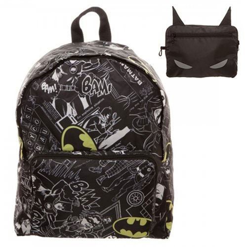 Mochila Plegable Batman Logo Bioworld DC Comics