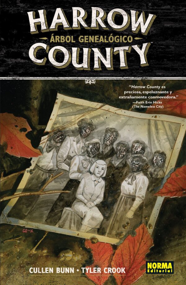 Harrow County 4. Árbol Genealógico Norma Comics