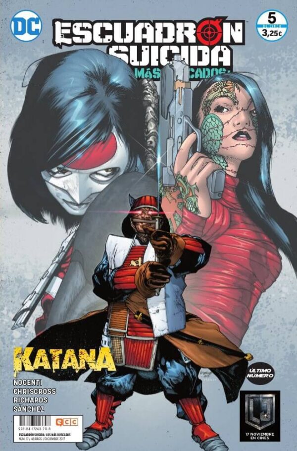 Escuadrón Suicida. Katana. Los Más Buscados 17 / 5