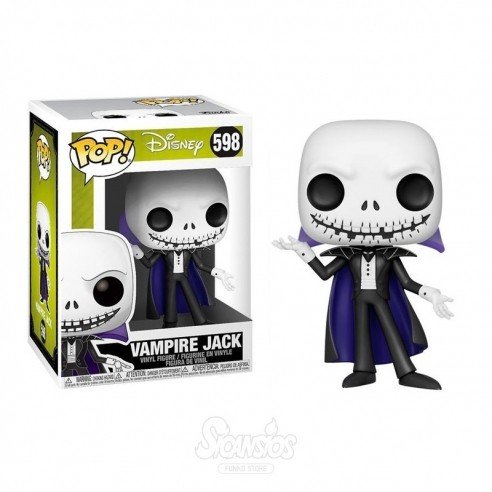Vampiro Jack Skellington Pesadilla Antes de Navidad POP Funko 598