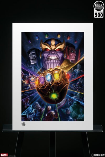 Sideshow Thanos Guantelete del Infinito Art Print