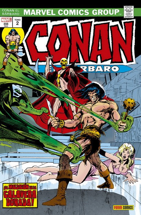 Conan el Bárbaro. La Etapa Marvel Original 2. ¡La Maldición de la Calavera Dorada! (Marvel Omnibus)