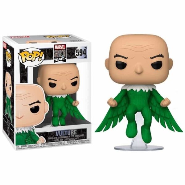 Figura Vulture Buitre (Primera Aparición) 'Bobble-Head' 80 Aniversario Marvel POP Funko 594