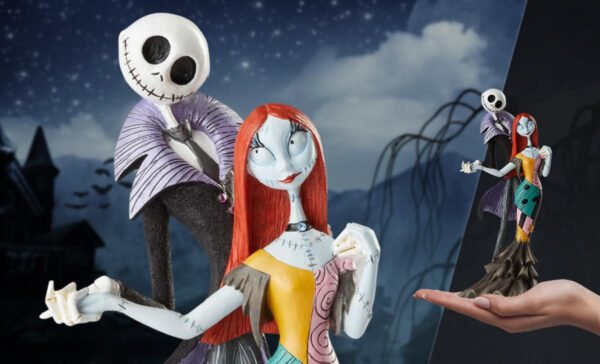 Estatua Jack y Sally Pesadilla Antes de Navidad Sideshow