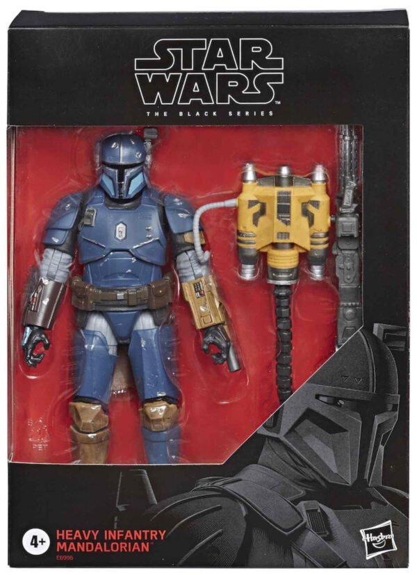 figura mandalorian heavy infantry black series star wars hasbro