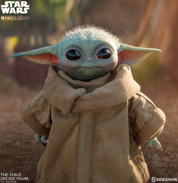 baby yoda the child star wars sideshow mandalorian figure
