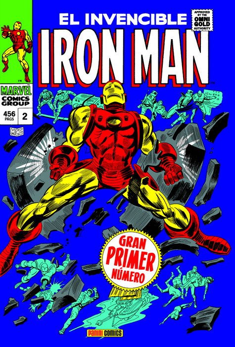 Marvel Gold Iron Man 2 ¡Por la Fuerza de las Armas!