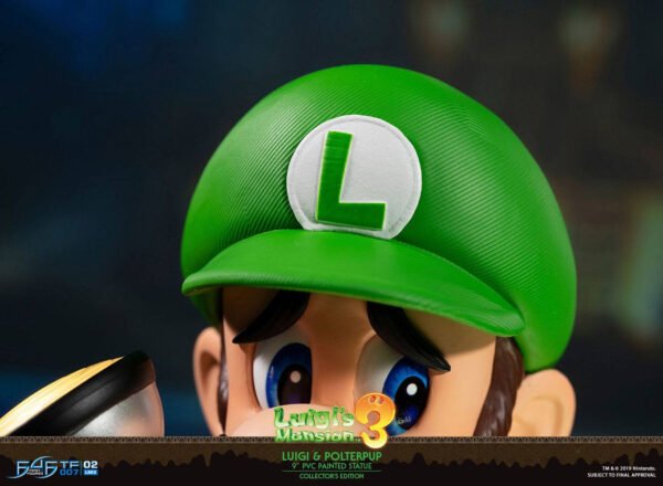 Estatua Luigi y Polterpup Luigi's Mansion 3 Collector's Edition First 4 Figures