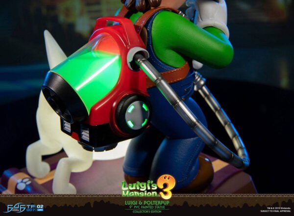 Estatua Luigi y Polterpup Luigi's Mansion 3 Collector's Edition First 4 Figures