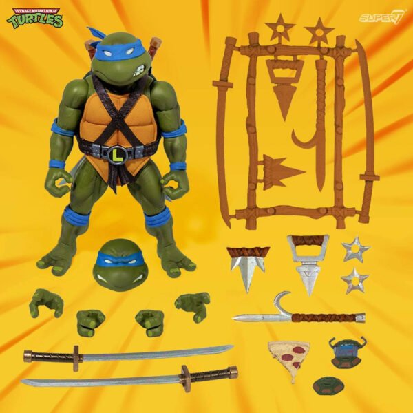 Figura Leonardo Tortugas Ninja Ultimates Super7