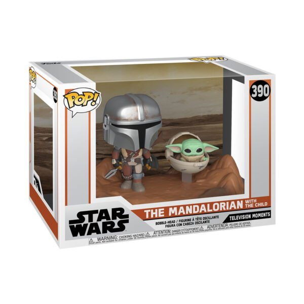 Mandaloriano y Baby Yoda Star Wars The Mandalorian POP Funko