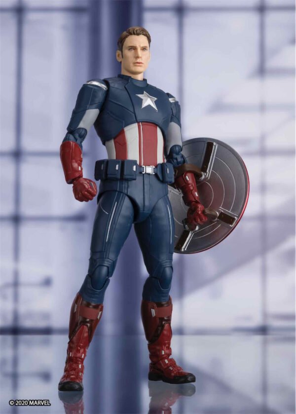 Figura Capitán América Vengadores Endgame SH Figuarts Bandai Tamashii Nations