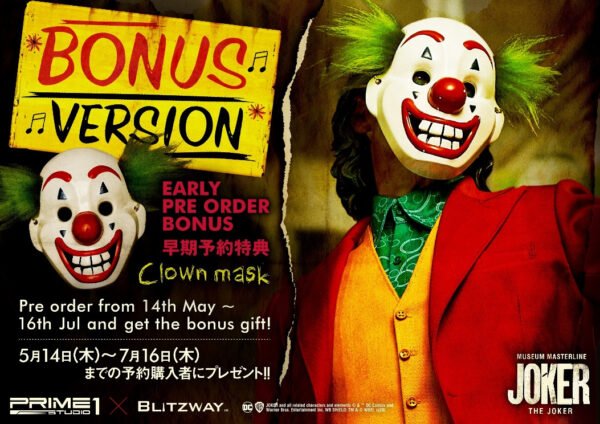 estatua joker the movie prime1 studio bonus version joaquin phoenix