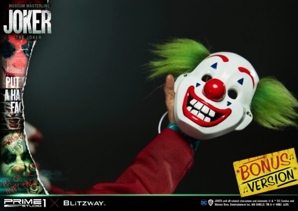 estatua joker the movie prime1 studio bonus version joaquin phoenix