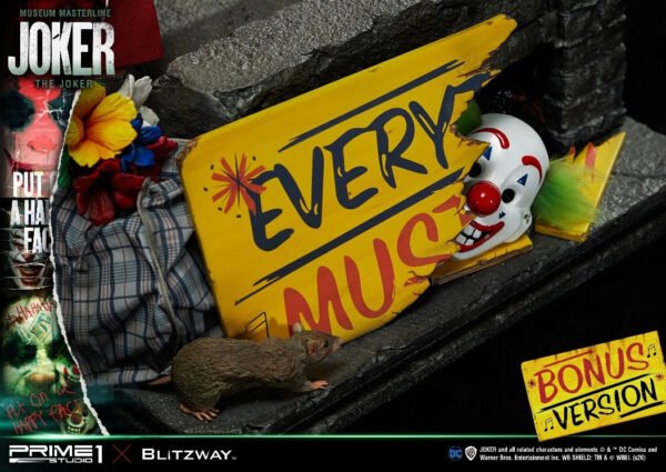 estatua joker the movie prime1 studio bonus version joaquin phoenix