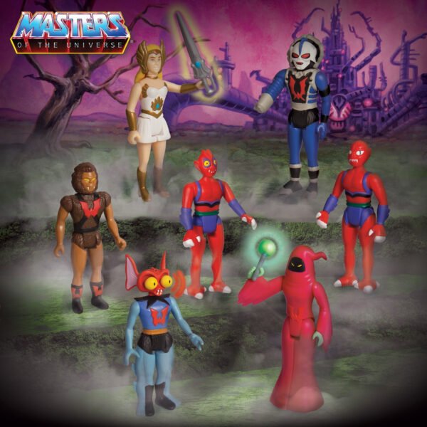 masters del universo figuras reaction wave 5 super7 she-ra mantenna hordak modulok grizzlor shadow weaver