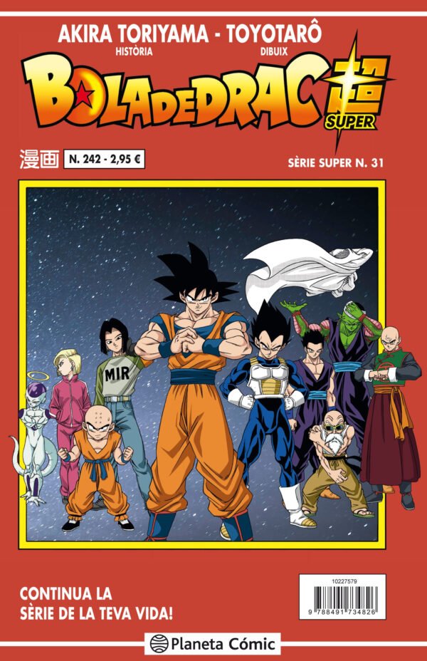 Bola de Drac Super 31. Sèrie Vermella 242 (Català)