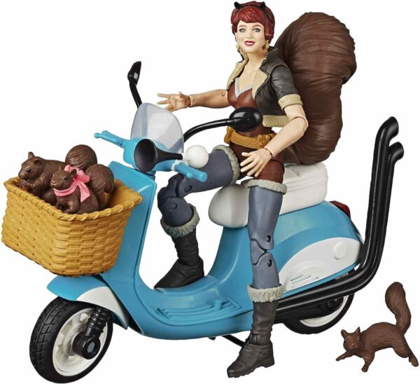 Figura Squirrel Girl Moto Marvel Legends Vehicle Hasbro