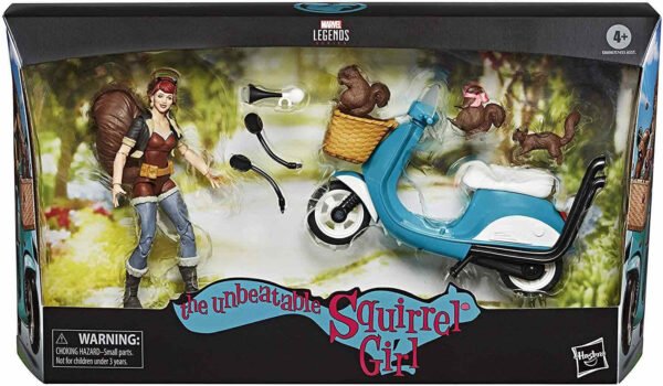 Figura Squirrel Girl Moto Marvel Legends Vehicle Hasbro