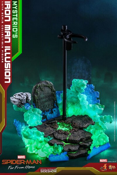 Figura Iron Man Ilusión Mysterio Spiderman Lejos de Casa Hot Toys