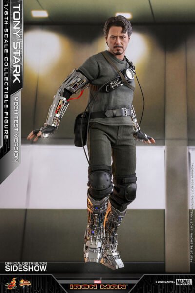 Figura Tony Stark Mech Test Deluxe Version Iron Man Hot Toys