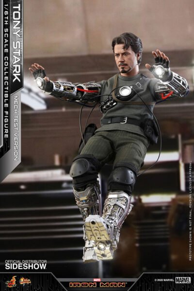 Figura Tony Stark Mech Test Deluxe Version Iron Man Hot Toys