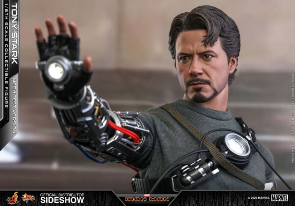 Figura Tony Stark Mech Test Deluxe Version Iron Man Hot Toys