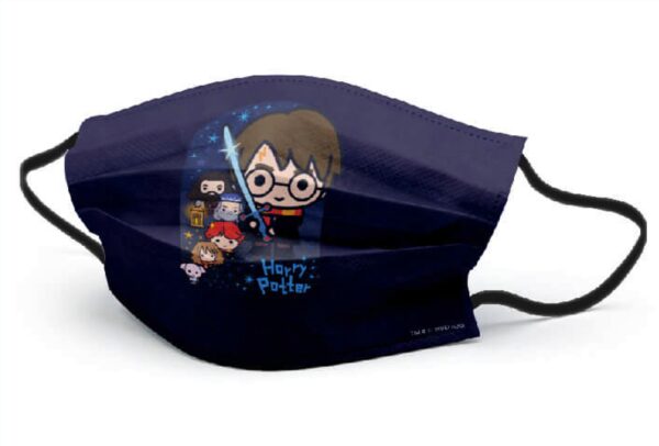 Mascarilla Harry Potter y Amigos Chibi Talla S