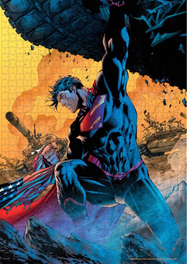 Puzzle Superman Tanque Jim Lee DC Comics 1000 Piezas