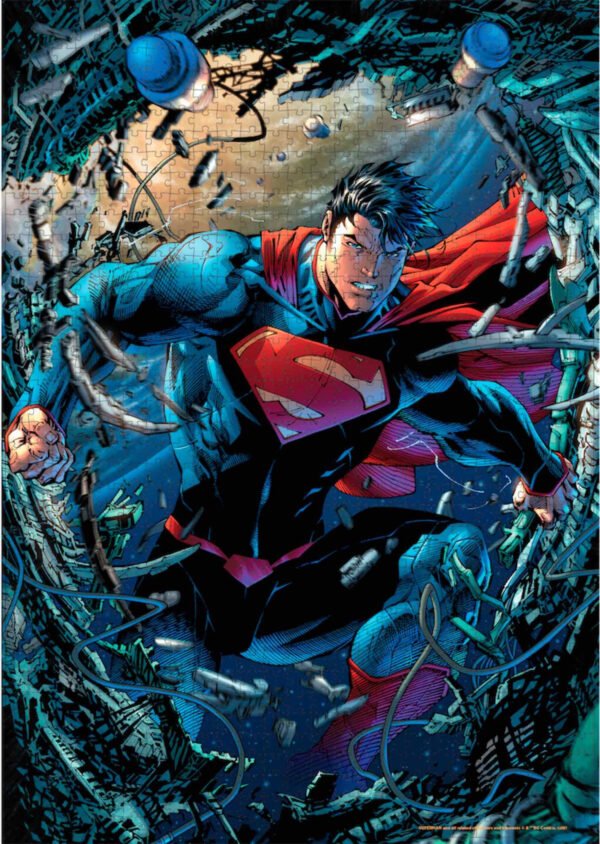 Puzzle Superman Chatarra Jim Lee DC Comics 1000 Piezas