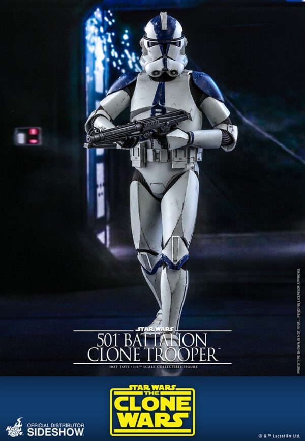 figura clone trooper 501 star wars hot toys clone wars