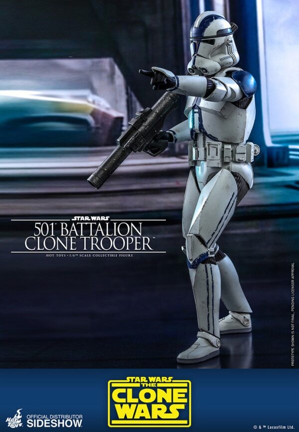 figura clone trooper 501 star wars hot toys clone wars