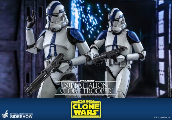 figura clone trooper 501 star wars hot toys clone wars